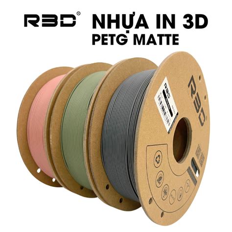 Nhựa in 3D PETG MATTER3Dchất lượng cao màu Xanh Oliu Nhám Nhựa sợi