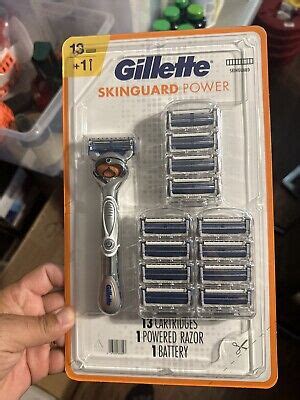 Gillette SkinGuard Power Men S Razor Handle 13 Blade Refills