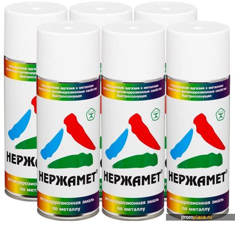Алкидная эмаль для защиты металла от коррозии «Нержамет-аэрозоль»