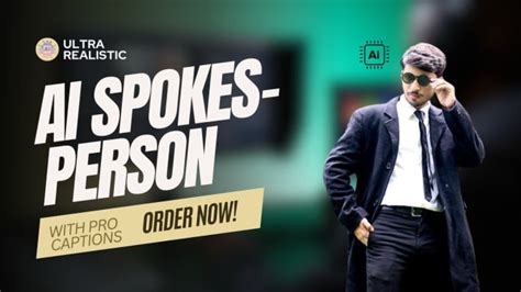 Create An Incredible Ai Spokesperson Video With A Human Avatar By Umer