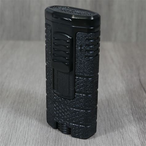 Xikar Tactical Triple Jet Flame Cigar Lighter Black