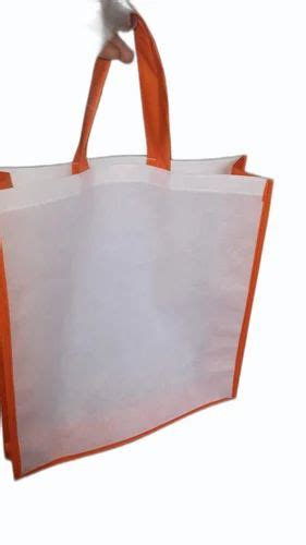 Handle Type Loop Handle Plain Stitched Non Woven Bags For Shopping At