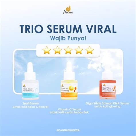 Jual SERUM GIGA WHITE DNA SALMON SERUM SNAIL SERUM VIT C HELWA