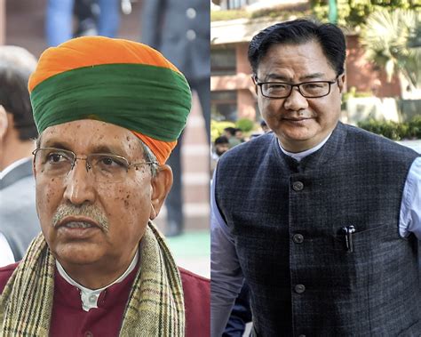 Cabinet Reshuffle Arjun Ram Meghwal Replaces Kiren Rijiju As Law Minister