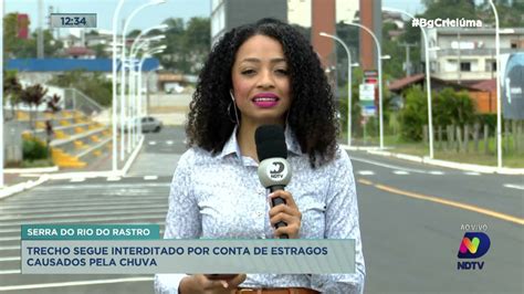 Após deslizamentos e queda de barreiras Serra do Rio do Rastro continua