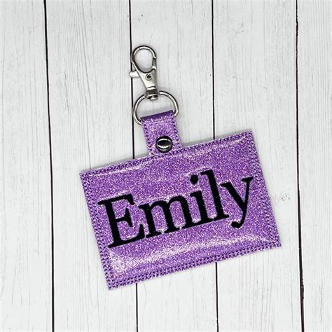 Personalized ID Badge Holder Badge Holder Id Holder - Etsy