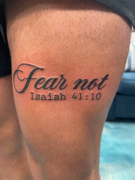 Fear Not Tattoo In 2024 Arm Tattoos For Guys Forearm Wrist Tattoos