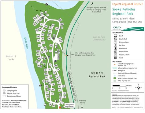 Sooke Potholes Campground Spring Salmon Place Camping