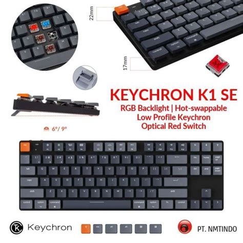 Promo Sale Keychron K Se Ultra Slim Tkl Optical Hot Swappable Rgb Backlight Diskon Diskon