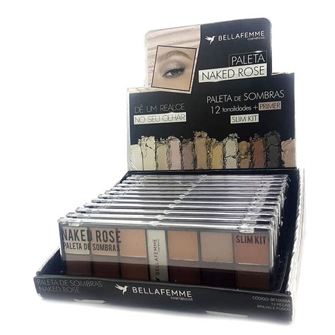 Box Paleta De Sombras Cores E Primer Slim Kit Naked Ro