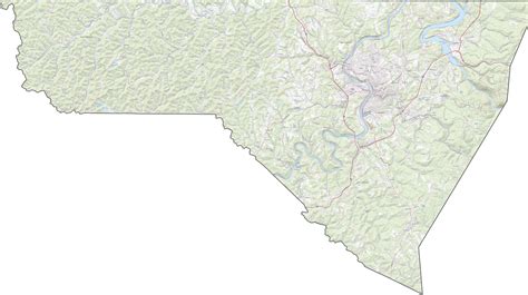 Monongalia County Map, West Virginia - US County Maps