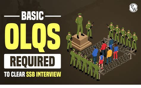 Basic Olqs Required To Clear Ssb Interview