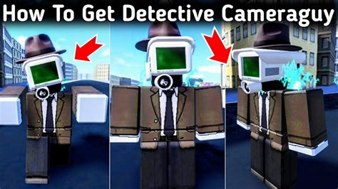 How To Get Detective Cameraguy Badge Morph In Omega Skibidi Toilet Roleplay 2 Full Tutorial