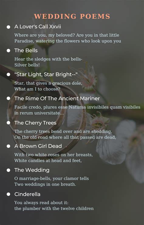 Wedding Poems - Best Poems For Wedding