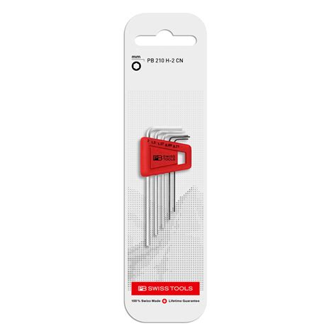 Viet At | PB 210 H CN: Key L-wrenches set for hexagon socket screws, in ...