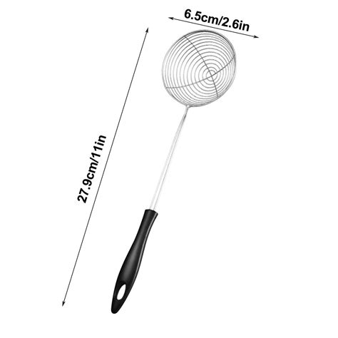 XMMSWDLA Hot Pot Strainer Scoops Stainless Steel Hot Pot Strainer Spoons Mesh Skimmer Spoon