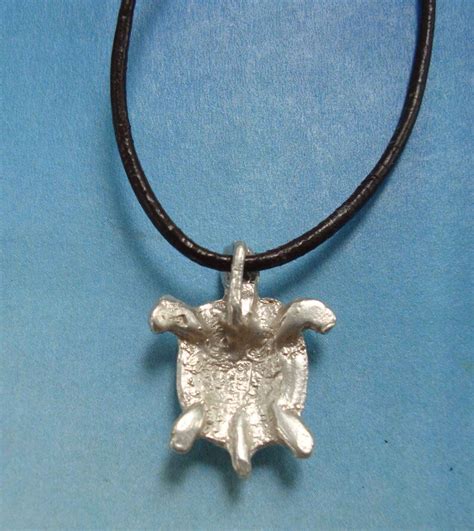 Turtle Pendant Amulet 925 Sterling Silver Necklace Charm Etsy