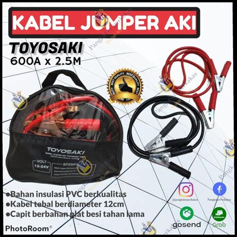 Jual Kabel Jumper Aki 600A 2 5M Toyosaki Shopee Indonesia