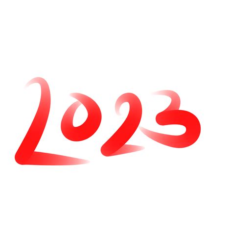 Red new 2023 on transparent background 10251758 PNG