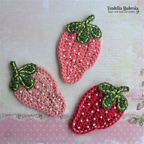 Strawberry Applique Magic With Hook And Needles