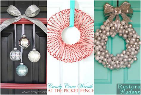 20 Gorgeous Dollar Store Christmas Wreaths - The Crazy Craft Lady