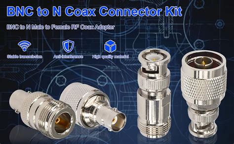 Onelinkmore N To Bnc Coax Connector Kits Cable Gender