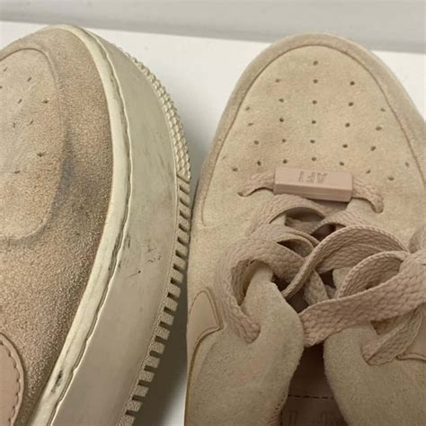Nike Airforce Platform Style Womens Size Nude Pink S