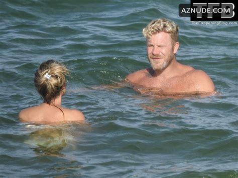 Kristin Cavallari Sexy Seen Flaunting Her Hot Figure Wearing A White Bikini At The Beach In Los