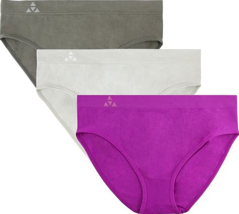 Balanced Tech Women S Seamless Bikini Panties 3 Pack Mulberry Group Medium ShopStyle Knickers