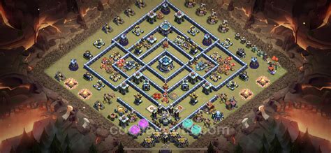 Best Max Levels War Base TH13 With Link Town Hall Level 13 CWL Base