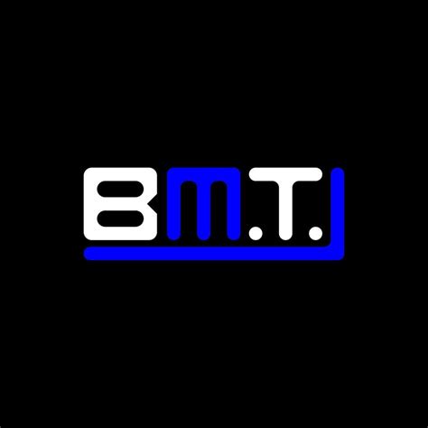 bmt letter logo creative design  vector graphic bmt simple