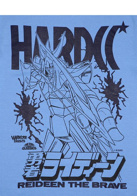 ハードコアチョコレート HARDCORE CHOCOLATE 勇者ライディーン フェードインサックス SS TEE T BL Tシャツ 半袖 カットソー ロボット