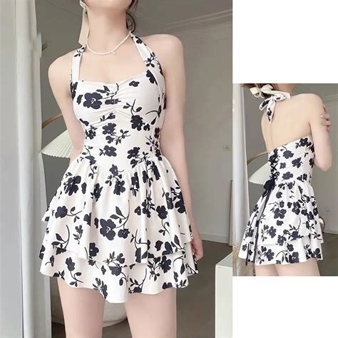 Bikini mảnh họa tiết hoa Tuvada đồ bơi nữ buộc dây áo tắm đi biển cao cấp BLX Shopee