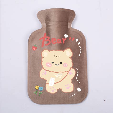 Murahmini Plush Hot Water Bottle Bag Handwarmer Warm Hands Bag Tungku Air Panas Beg Tuam Perut