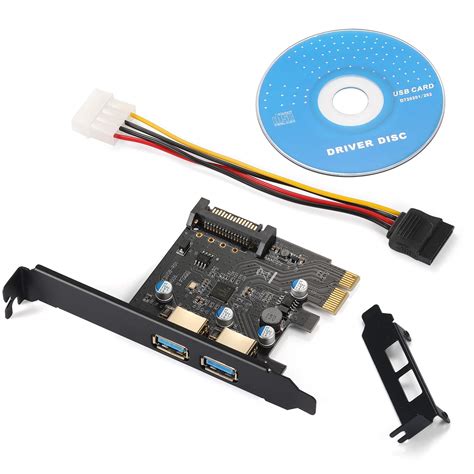 Buy BEYIMEI USB3 0 2 Port Expansion Card PCI E To USB 3 0 Type A