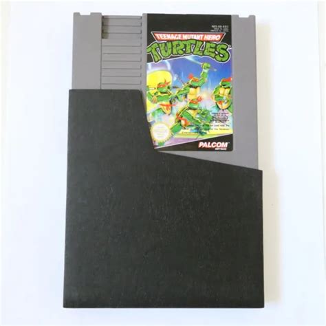 Jeu Nintendo Nes Tortues Ninja Palcom Version Pal Eec Fah