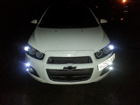 Дневные ходовые огни — Chevrolet Aveo Sedan (2G), 1,6 л, 2012 года ...