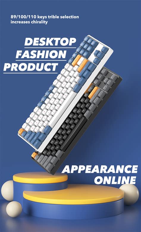 Darkflash Gd Dual Mode Wireless G Usb Hot Swap Mechanical Keyboard K Yellow Switch