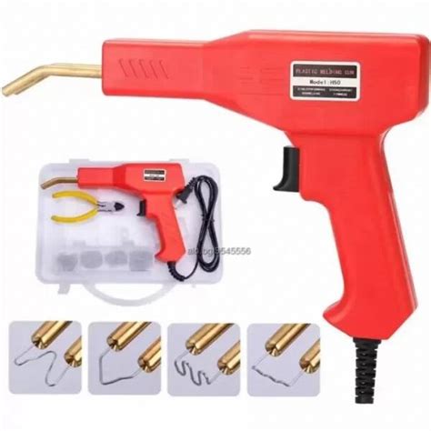 Поялник за лепене на пластмаса, в комплект със 200 бр скоби ...