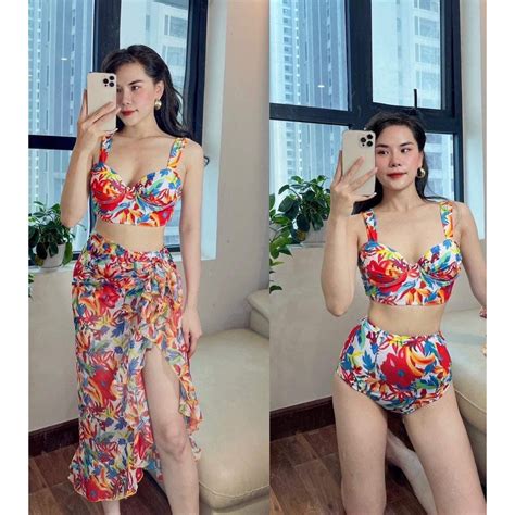 Set Bikini Chi Ti T Hoa M T N Ng K M V Y Voan Hoa D I B I I T M Bi N Hai M Nh Th I