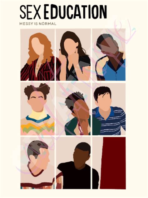 Sex Education Poster Netflix Series Pop Art Print Tv Etsy UK