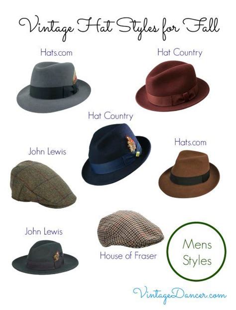 Vintage Hat Styles For Fall Winter Mens Hats Fashion Hat Fashion