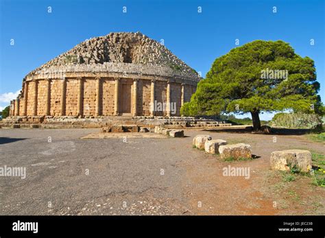 Christian Pyramid Of Tipasa Algeria Africa Stock Photo Alamy