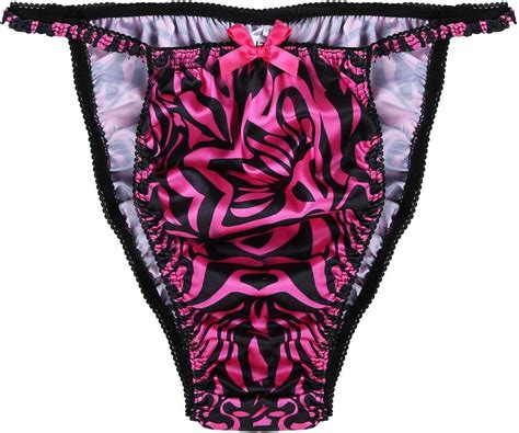 Amazon Iefiel Halloween Sissy String Lingerie Bikini Underwear So Soft Shiny Satin Mens