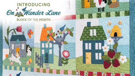 Introducing On Wander Lane BOM Join The Fun At Shabby Fabrics YouTube