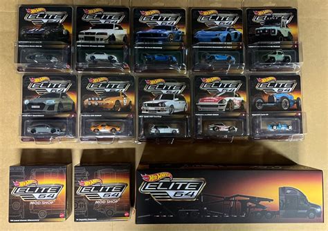 Hot Wheels Elite COMPLETE LIST