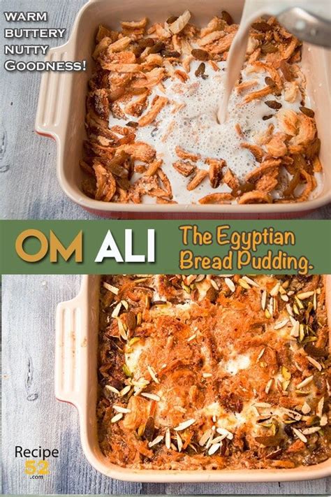 Om Ali Traditional Egyptian Bread Pudding Dessert