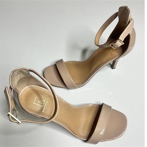 Madden Girl Nude Strappy Heels Gem