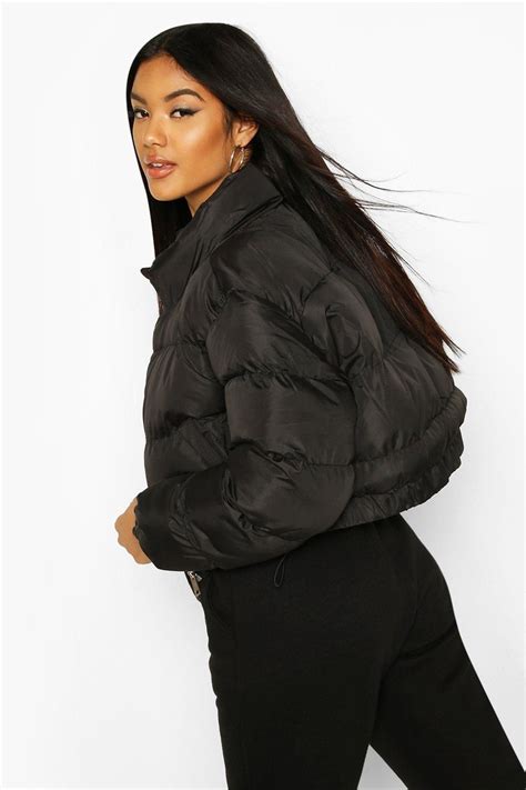 Cropped Puffer Jacket | Cropped puffer jacket, Puffer jacket outfit ...