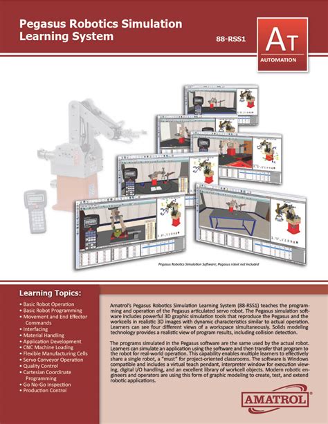 Pegasus Robotics Simulation Training | Amatrol